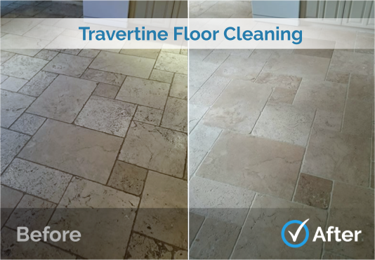 Tavertine Floor Cleaning