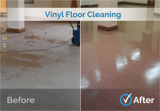 Vinyl Floor Cleaning