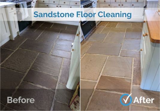 Sandstone Floor Cleaning