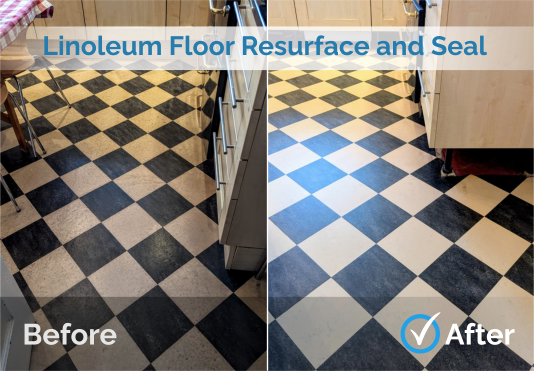 Linoleum Floor Cleaning